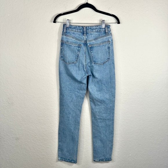 Reformation Liza Ultra High Rise Slim Straight Jeans in Malta - Picture 3 of 11